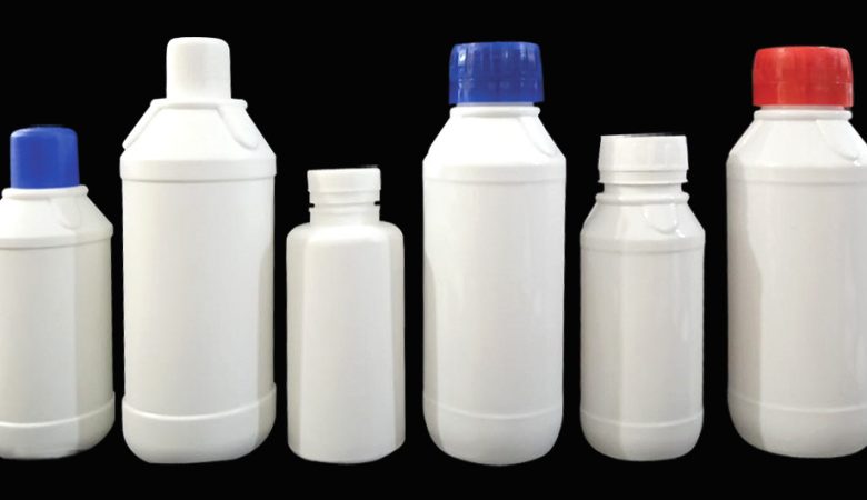PLASTIC PESTICIDES , VETERINARY CONTAINER