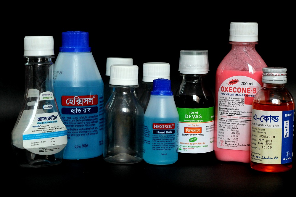 PLASTIC PHARMA BOTTLE
