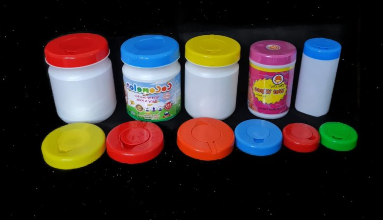 Plastic Wet Tissue Containers